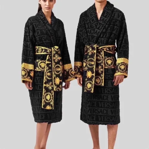cottton long bathrobe for men and womenL,  CL110