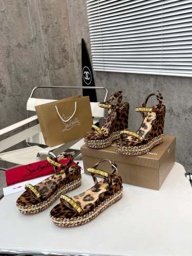 Women Thick-bottomed sandals shoes,heel 12cm or 6cm, size 34-41, SS98-459-460