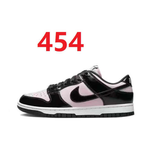 AJ  leather sport sneakers shoes black pink , size 36-46, SS80-454