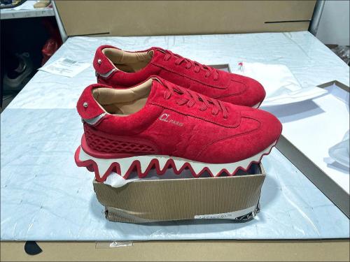 Women men Red sole Shark sneakers shoes , with box,size 35-46, SS150-141-149
