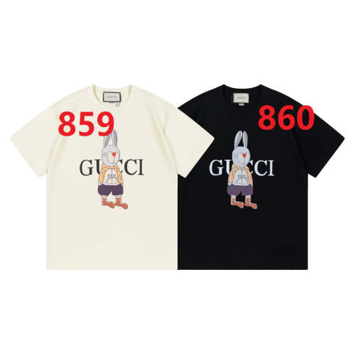 Fashion cotton T shirt for men and women, CL25-859-860