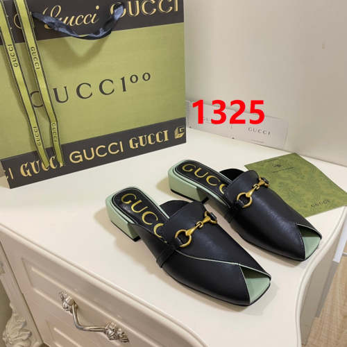Women leather sandals slippers ,size 35-40,with box, SS60-1325-1327