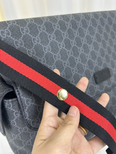 Canvas and split leather baby diaper bag + nursing bottle bag+ cushion, AAA, no box,diaper bag size  40x29x16cm,B98-59