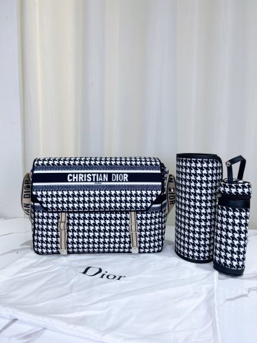 Canvas and split leather baby diaper bag + nursing bottle bag+ cushion, AAA, no box,diaper bag size  38x29x11cm,B98-57