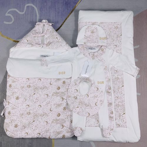 Newborn Baby crawl suit five-piece suit Cloak quilt  set clothes , CL110-133
