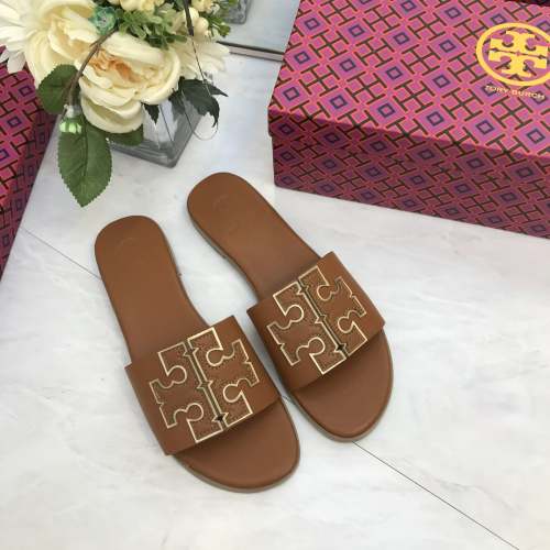 Flat leather sandals slippers , size 34-40 ,with box, SS50-959