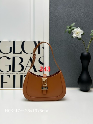 H03117 Canvas leather  bag ,5A,size 25x13x5cm, no box, B110-243