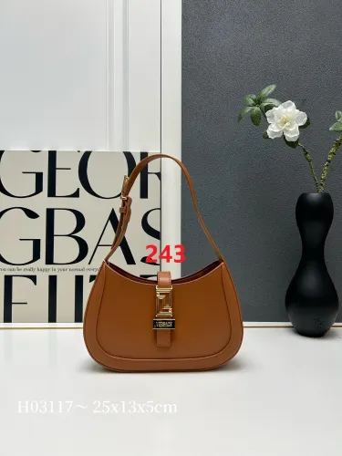 H03117 Canvas leather  bag ,5A,size 25x13x5cm, no box, B110-243