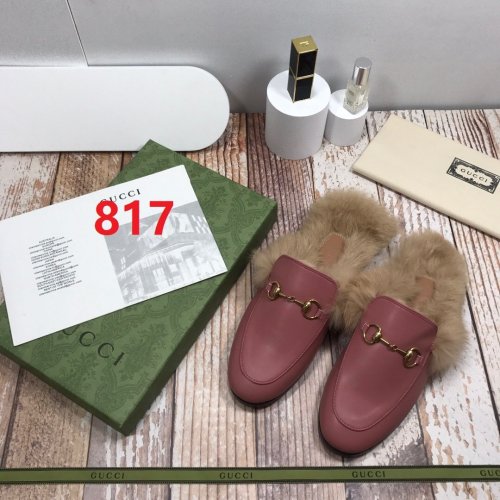 flat fur shoes, size 35-44, with box, SS70-817