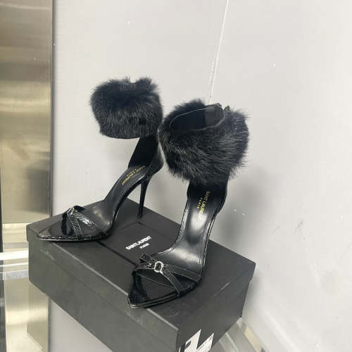 Women fur heel shoes,  heel 10cm, size 35-41, SS70-1651