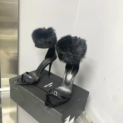 Women fur heel shoes,  heel 10cm, size 35-41, SS70-1651