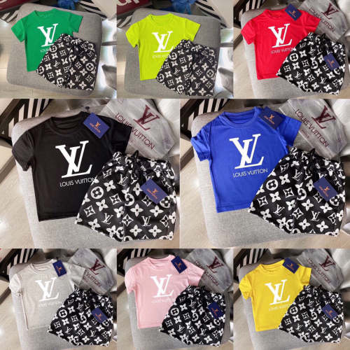 T-shirt +  shorts suit Kids set clothes, no box, CL25-908-914