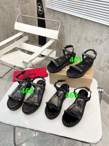 Women Thick-bottomed sandals shoes,heel 6cm, size 34-41, SS98-461-463