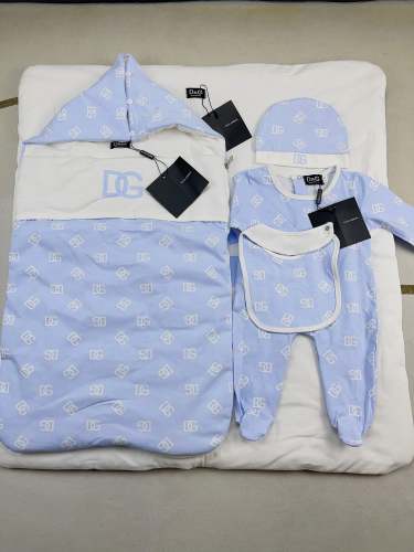 Newborn Baby crawl suit five-piece suit Cloak quilt  set clothes , CL110-140-141