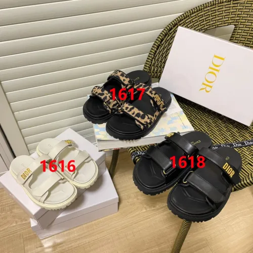 Flat leather sandals slippers , size 35-41 ,with box, SS60-1616-1618