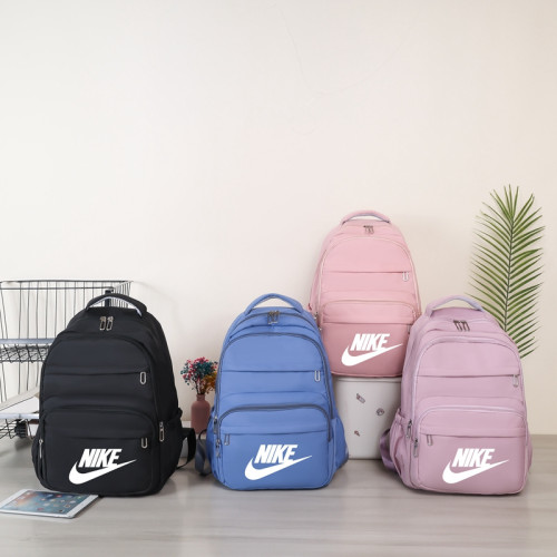 Nylon backpack school bag , size 32x45x18cm, no box , B20-6-9