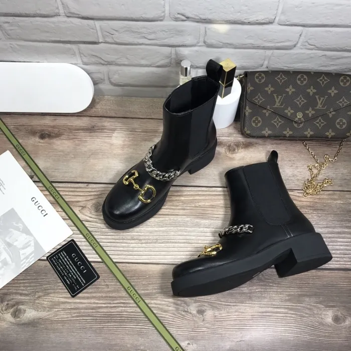 women leather boots shoes, size 35-40, with box,SS80-298