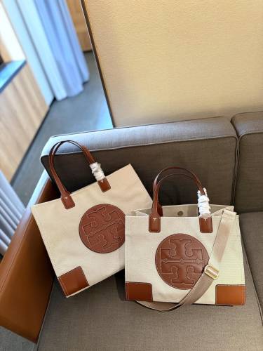 Canvas Split leather bag ,3A ,size 34x25cm/41x32cm,no box,  B75-61-62
