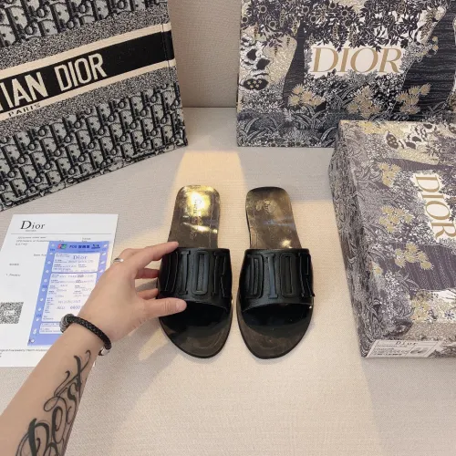 Flat leather sandals slippers , size 34-42 ,with box, SS50-1024