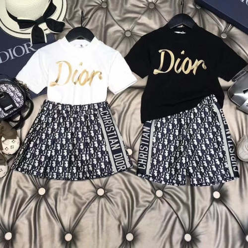 T-shirt + Shorts or skirts suit Kids set clothes, no box, CL25-874-877