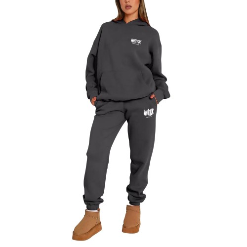 Women's Sports hoodie set hoodie + pants clothes，size S-3XL,CL25-18-21