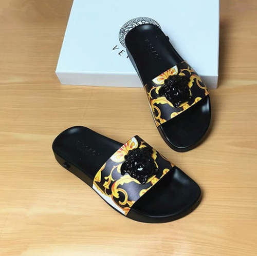 Flat leather sandals slippers , size 35-46, SS60-1858