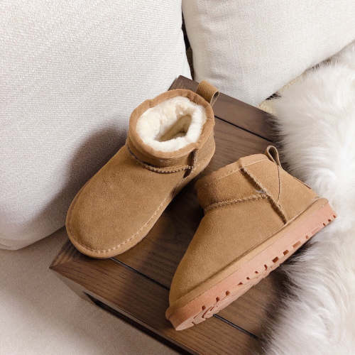 Adult  kids family flat snow boots shoes, wih box, size 25-44, SS40-2-4