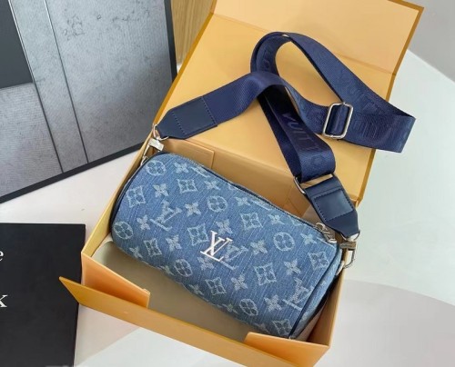 Keepall  PU leather denim bag, budget, no box, size 21x11x11cm , B30-845