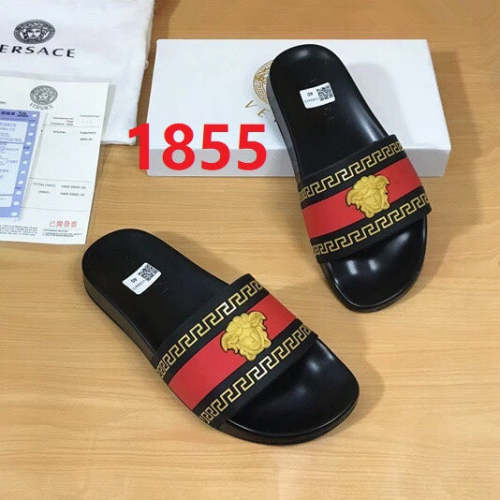 Flat leather sandals slippers , size 35-46, SS60-1855
