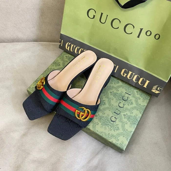Women's heel slippers shoes , heel 6cm,size 35-40 ,SS50-1215