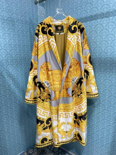 Cottton long bathrobe for men and women,  CL110-99