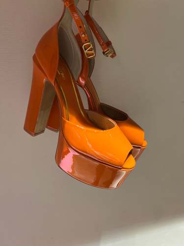 Women leather heel shoes,size 35-42, top quality,  heel 15.5cm, with box, SS138-50