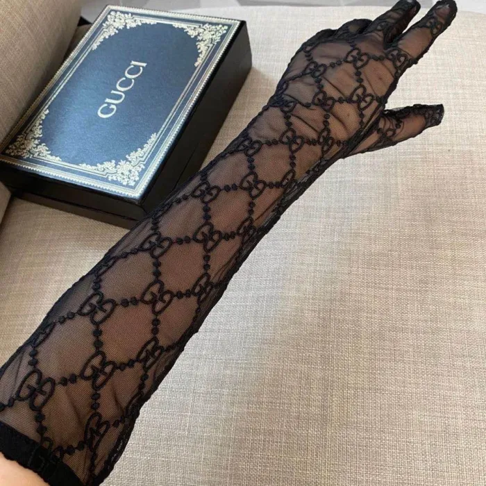 Women's Lace embroidery gloves, GLS30-23-24
