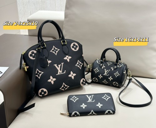 Split leather bag a set,3A ,no box,  B75-35