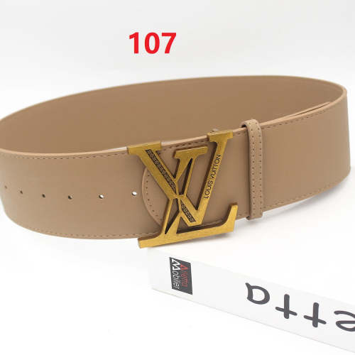 Ladies' belt width 6.8cm, length 105cm, no box, BLT19.9-107-114