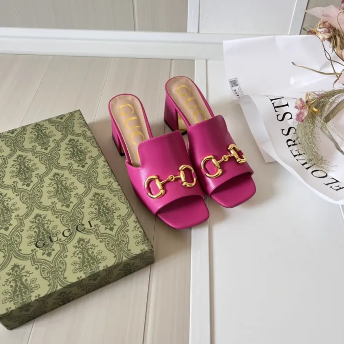 Women heel slipper shoes,heel 2.5cm or 7cm, size 34-42, SS50-1575-1576