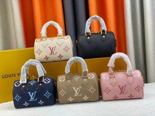 Nano Speedy bag  canvas leather  bags ,5A,size 20.5 x 13.5 x 12.0 cm, no box, B88-1765-1769