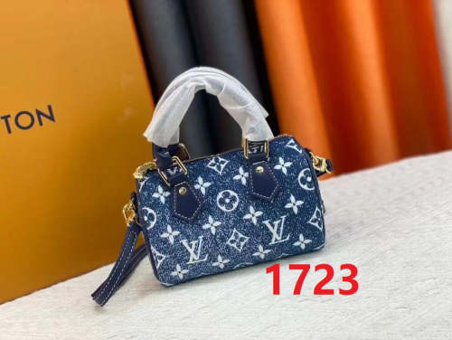 Nano Speedy canvas leather  bag ,5A,size 16X11X9cm, no box, B88-1723