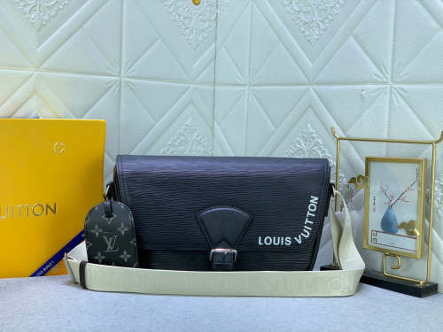 M23097  canvas leather  bag ,5A,size 34x19x11cm, no box, B110-184