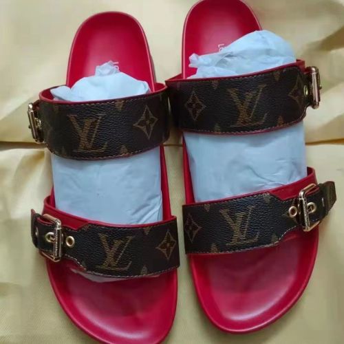 Men women leather slipper shoes, size 37-45,  with box, SS50-852-857