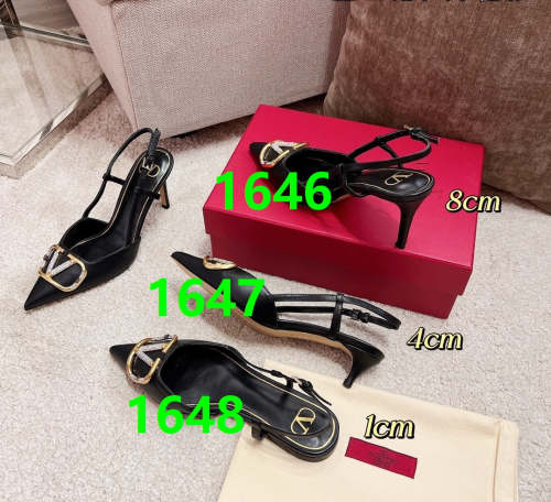 Leather hell shoes, heel 1cm, 4cm, 8cm, size 34-42 , SS60-1646-1648