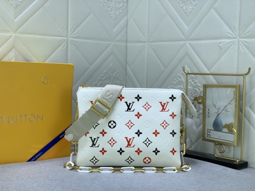 M57793 Canvas leather  bag ,5A,size 26x20x12cm, no box, B110-212