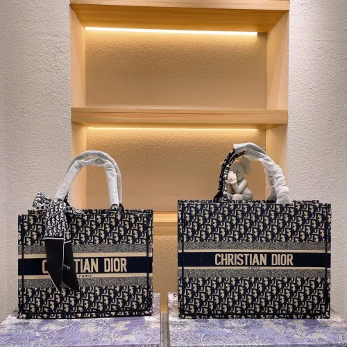 Embroidery canvas ON THE GO TOTE bag , Size 41cm  Or 36cm,  with scarf and box, B68-4366-4371