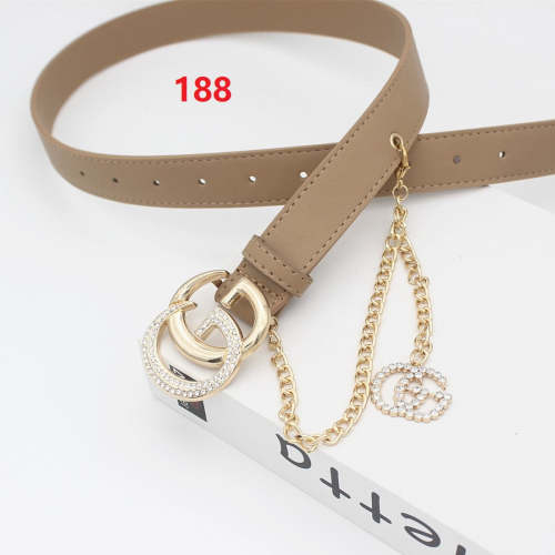 Ladies' belt width 2.8cm, length 105cm,BLT10-188-193