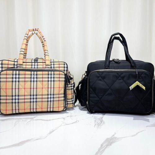 Canvas and split leather baby diaper bag + nursing bottle bag+ cushion, AAA, no box,diaper bag size  40x26x14cm,B98-65-66