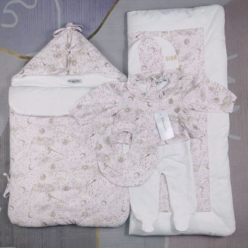 Newborn Baby crawl suit five-piece suit Cloak quilt  set clothes , CL110-135