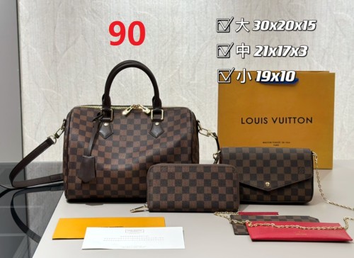 Split leather bag a set,3A ,no box,  B75-90