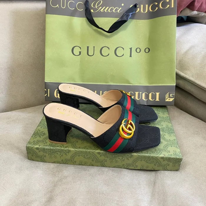 Women's heel slippers shoes , heel 6cm,size 35-40 ,SS50-1215