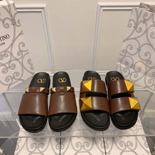 Flat leather sandals slippers , size 34-41 ,with box, SS60-1491-1492