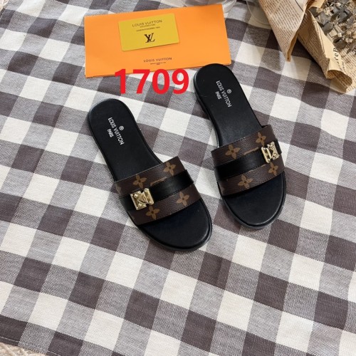 Women flat slipper shoes,  size 35-41, SS50-1709-1712